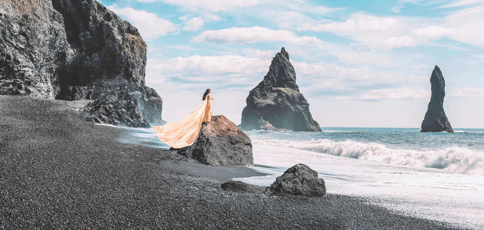 Reynisfjara Black Sand Beach – Iceland’s South Coast